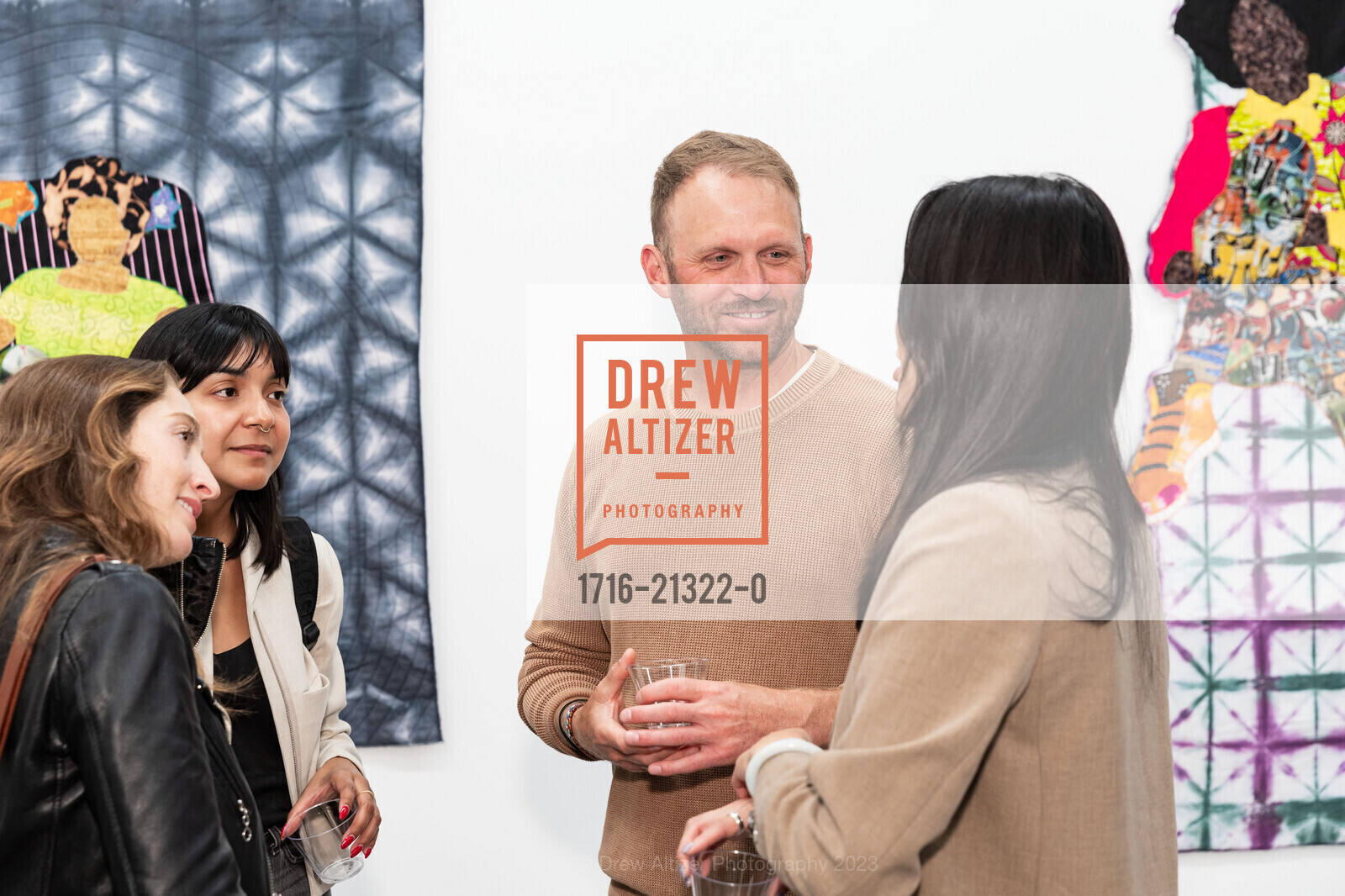 Maggie Giuffrida, Gracia Baragan, Chris Roman, Cecilia Chia, I AM EVERYDAY PEOPLE" Adana Tillman at Jonathan Carver Moore, Jonathan Carver Moore @ 966 Market St, SF, CA 94102 US. Jonathan Carver Moore @ 966 Market St, SF, CA 94102 US, August 10th, 2023, Photo #1716-21322-0 Maggie Giuffrida, Gracia Baragan, Chris Roman, Cecilia Chia, Photo #1716-21322-0