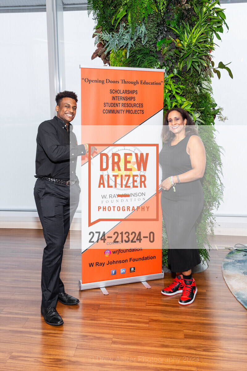 Donovan Williams, Stacee Johnson-Willams, Education Trailblazers 2023 with the W. Ray Johnson Foundation, Salesforce Tower @ 415 Mission St, SF, CA 94105 US. Salesforce Tower @ 415 Mission St, SF, CA 94105 US, August 11th, 2023, Photo #274-21324-0 Donovan Williams, Stacee Johnson-Willams, Photo #274-21324-0