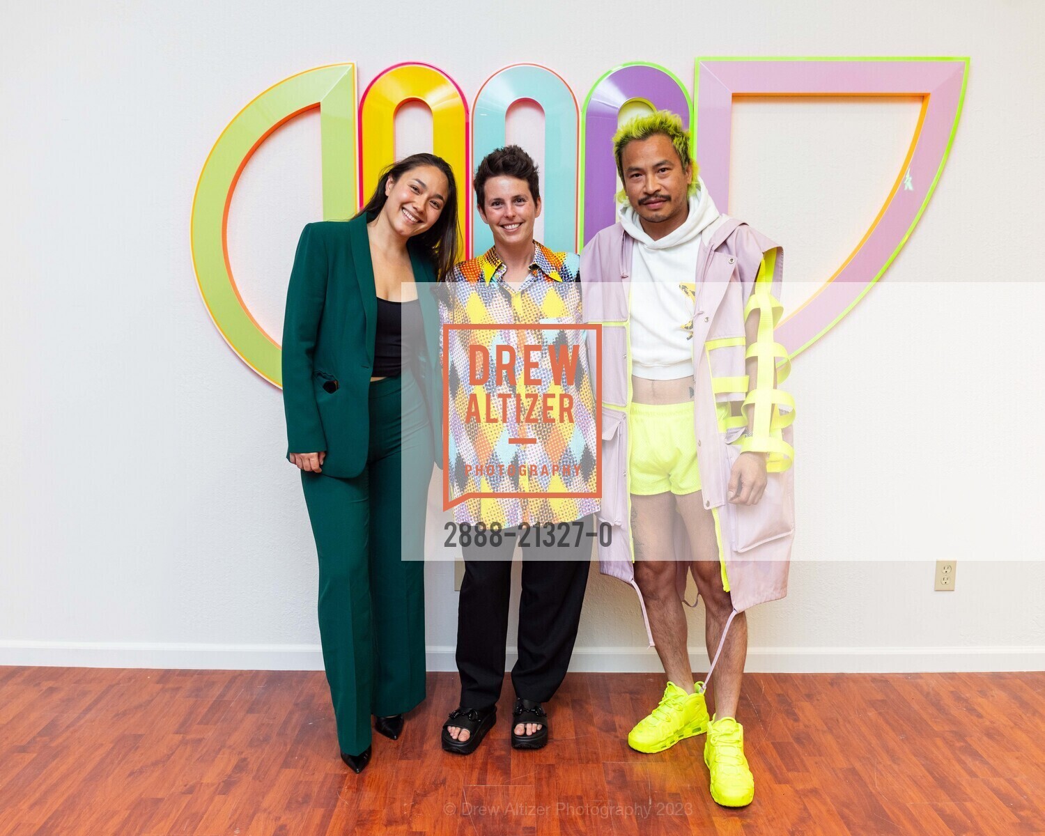 Laetitia Coustar, Jessica Silverman, Tyson Lee, Jessica Silverman Gallery's 15th Anniversary, Jessica Silverman @ 615 Grant Ave, SF, CA 94108 US. Jessica Silverman @ 615 Grant Ave, SF, CA 94108 US, August 18th, 2023, Photo #2888-21327-0 Laetitia Coustar, Jessica Silverman, Tyson Lee, Photo #2888-21327-0