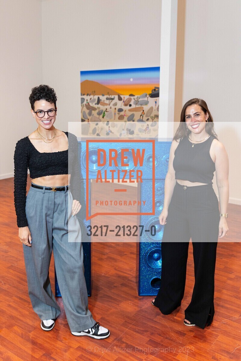 Sadie Barnette, Kathryn Wade, Jessica Silverman Gallery's 15th Anniversary, Jessica Silverman @ 615 Grant Ave, SF, CA 94108 US. Jessica Silverman @ 615 Grant Ave, SF, CA 94108 US, August 18th, 2023, Photo #3217-21327-0 Sadie Barnette, Kathryn Wade, Photo #3217-21327-0