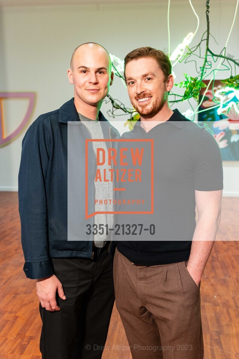 David Pisors, Owen Christoph, Jessica Silverman Gallery's 15th Anniversary, Jessica Silverman @ 615 Grant Ave, SF, CA 94108 US. Jessica Silverman @ 615 Grant Ave, SF, CA 94108 US, August 18th, 2023, Photo #3351-21327-0 David Pisors, Owen Christoph, Photo #3351-21327-0