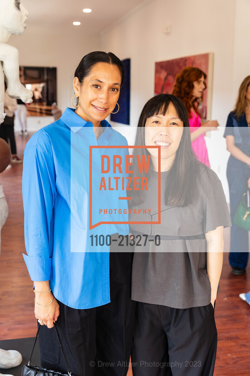Alana Makilan, Christine Lin, Jessica Silverman Gallery's 15th Anniversary, Jessica Silverman @ 615 Grant Ave, SF, CA 94108 US. Jessica Silverman @ 615 Grant Ave, SF, CA 94108 US, August 18th, 2023, Photo #1100-21327-0 Alana Makilan, Christine Lin, Photo #1100-21327-0