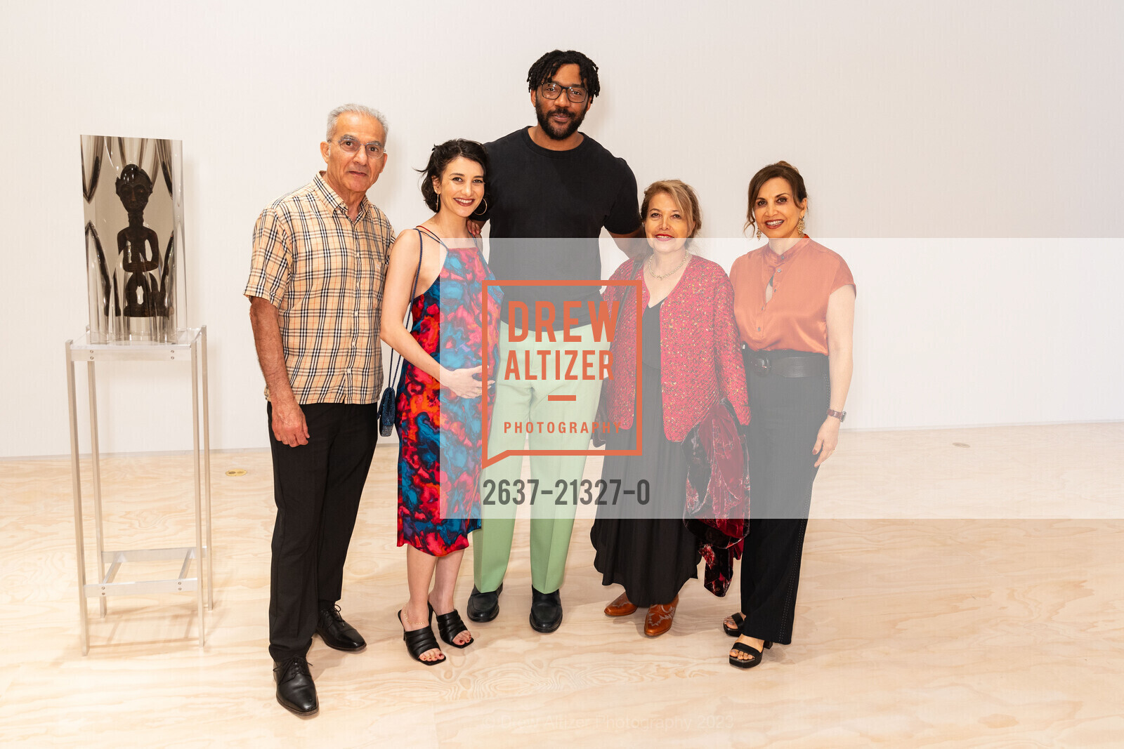 Reza Vand, Sheila Vand, Matthew Angelo Harrison, Sima Shabestari, Leila Vand, Jessica Silverman Gallery's 15th Anniversary, Jessica Silverman @ 615 Grant Ave, SF, CA 94108 US. Jessica Silverman @ 615 Grant Ave, SF, CA 94108 US, August 18th, 2023, Photo #2637-21327-0 Reza Vand, Sheila Vand, Matthew Angelo Harrison, Sima Shabestari, Leila Vand, Photo #2637-21327-0