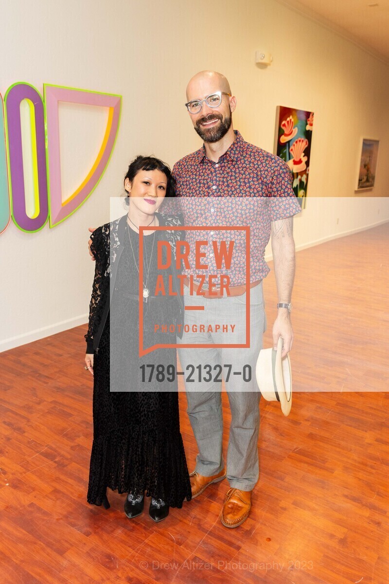 Mia Lu, Ben Petrosky, Jessica Silverman Gallery's 15th Anniversary, Jessica Silverman @ 615 Grant Ave, SF, CA 94108 US. Jessica Silverman @ 615 Grant Ave, SF, CA 94108 US, August 18th, 2023, Photo #1789-21327-0 Mia Lu, Ben Petrosky, Photo #1789-21327-0