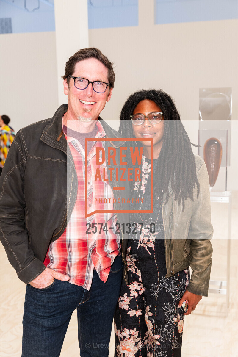 Sarah Mays, Mark Triplett, Jessica Silverman Gallery's 15th Anniversary, Jessica Silverman @ 615 Grant Ave, SF, CA 94108 US. Jessica Silverman @ 615 Grant Ave, SF, CA 94108 US, August 18th, 2023, Photo #2574-21327-0 Sarah Mays, Mark Triplett, Photo #2574-21327-0