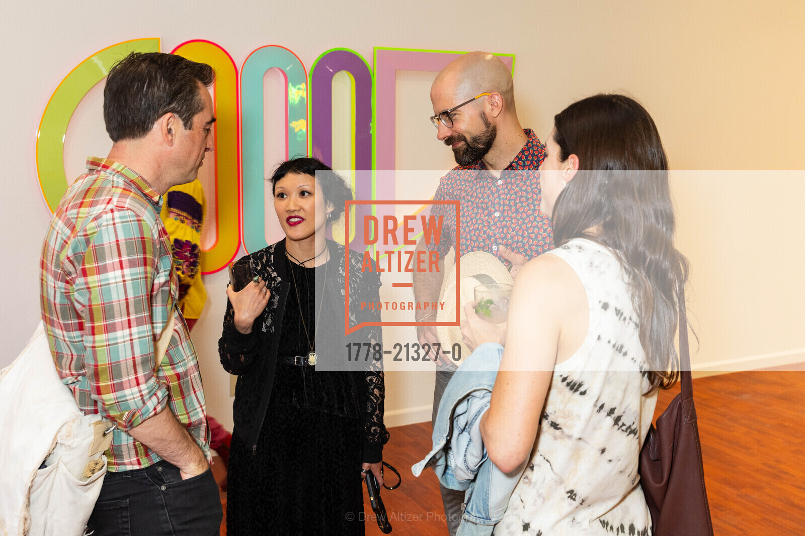 Luke Butler, Mia Lu, Ben Petrosky, Jeanne Gerrity, Jessica Silverman Gallery's 15th Anniversary, Jessica Silverman @ 615 Grant Ave, SF, CA 94108 US. Jessica Silverman @ 615 Grant Ave, SF, CA 94108 US, August 18th, 2023, Photo #1778-21327-0 Luke Butler, Mia Lu, Ben Petrosky, Jeanne Gerrity, Photo #1778-21327-0