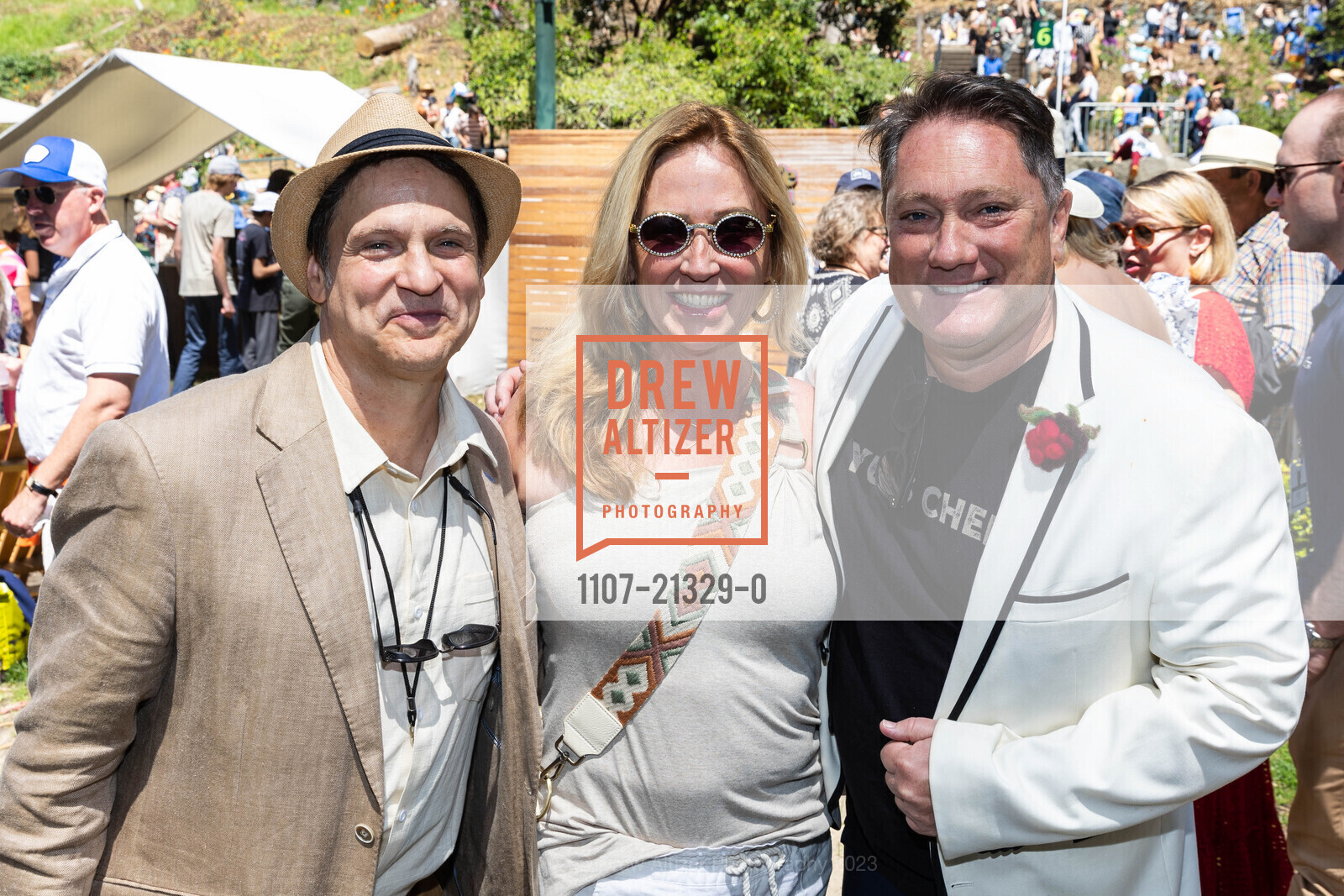 Bob Fielder, Kathleen Joy, Liam Mayclem, Stern Grove Festival's Big Picnic 2023, Sigmund Stern Recreation Grove @ Stern Grove Festival, SF, CA 94132 US. Sigmund Stern Recreation Grove @ Stern Grove Festival, SF, CA 94132 US, August 20th, 2023, Photo #1107-21329-0 Bob Fielder, Kathleen Joy, Liam Mayclem, Photo #1107-21329-0