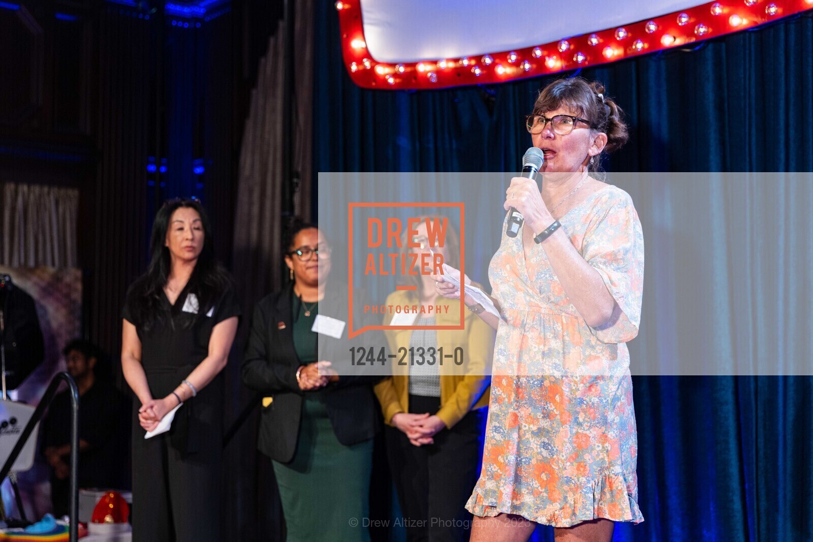 Candace Villanueva, Michelle Cheng, Susan Richardson, Erica Kisch, Toast & Taste 2023 presented by SFPDV benefitting Compass Family Services, The Julia Morgan Ballroom @ US. The Julia Morgan Ballroom @ US, August 22nd, 2023, Photo #1244-21331-0 Candace Villanueva, Michelle Cheng, Susan Richardson, Erica Kisch, Photo #1244-21331-0