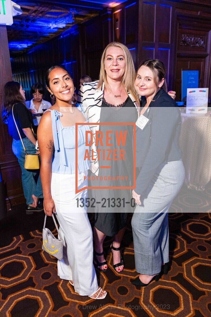 Carla Suarez, Kimberly Horne, Brea Avery, Toast & Taste 2023 presented by SFPDV benefitting Compass Family Services, The Julia Morgan Ballroom @ US. The Julia Morgan Ballroom @ US, August 22nd, 2023, Photo #1352-21331-0 Carla Suarez, Kimberly Horne, Brea Avery, Photo #1352-21331-0