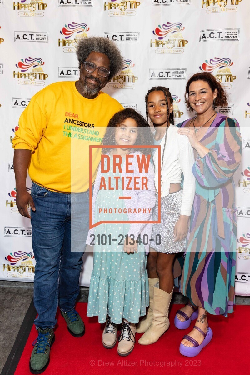 W. Kamau Bell, Juno Bell, Sami Bell, Melissa Hudson Bell, American Conservatory Theater’s World Premiere Production of Hippest Trip – The Soul Train Musical, The Westin St. Francis San Francisco on Union Square @ 335 Powell St, SF, CA 94102 US. The Westin St. Francis San Francisco on Union Square @ 335 Powell St, SF, CA 94102 US, September 6th, 2023, Photo #2101-21340-0 W. Kamau Bell, Juno Bell, Sami Bell, Melissa Hudson Bell, Photo #2101-21340-0