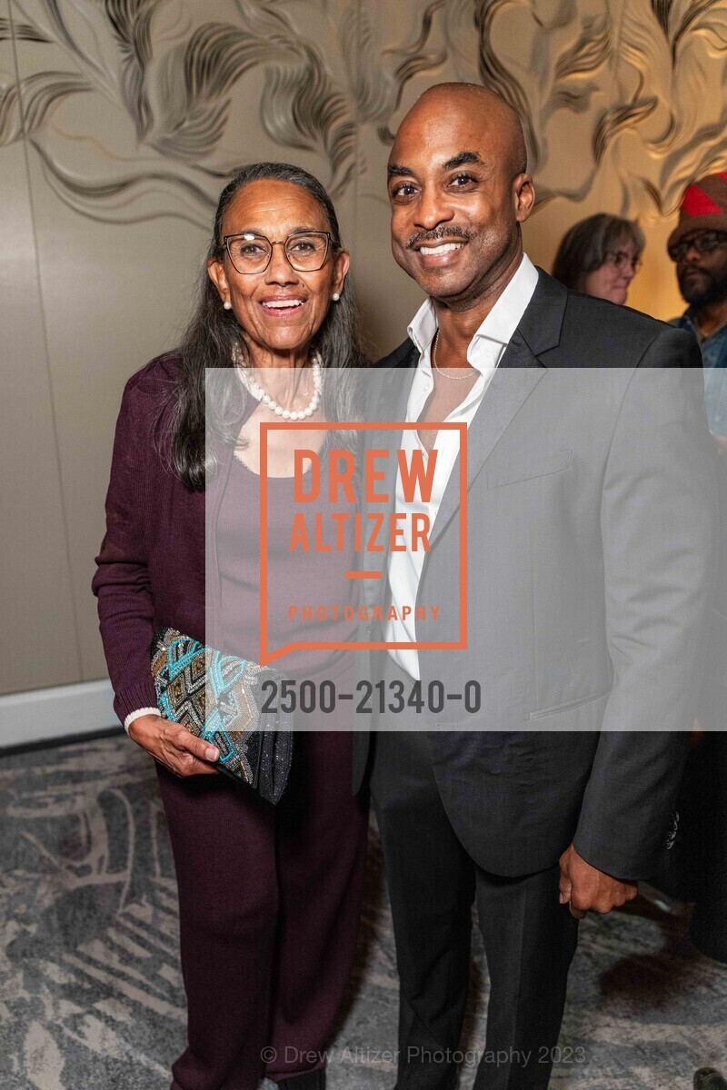 Pam Brown Bryant, Terence Archie, American Conservatory Theater’s World Premiere Production of Hippest Trip – The Soul Train Musical, The Westin St. Francis San Francisco on Union Square @ 335 Powell St, SF, CA 94102 US. The Westin St. Francis San Francisco on Union Square @ 335 Powell St, SF, CA 94102 US, September 6th, 2023, Photo #2500-21340-0 Pam Brown Bryant, Terence Archie, Photo #2500-21340-0