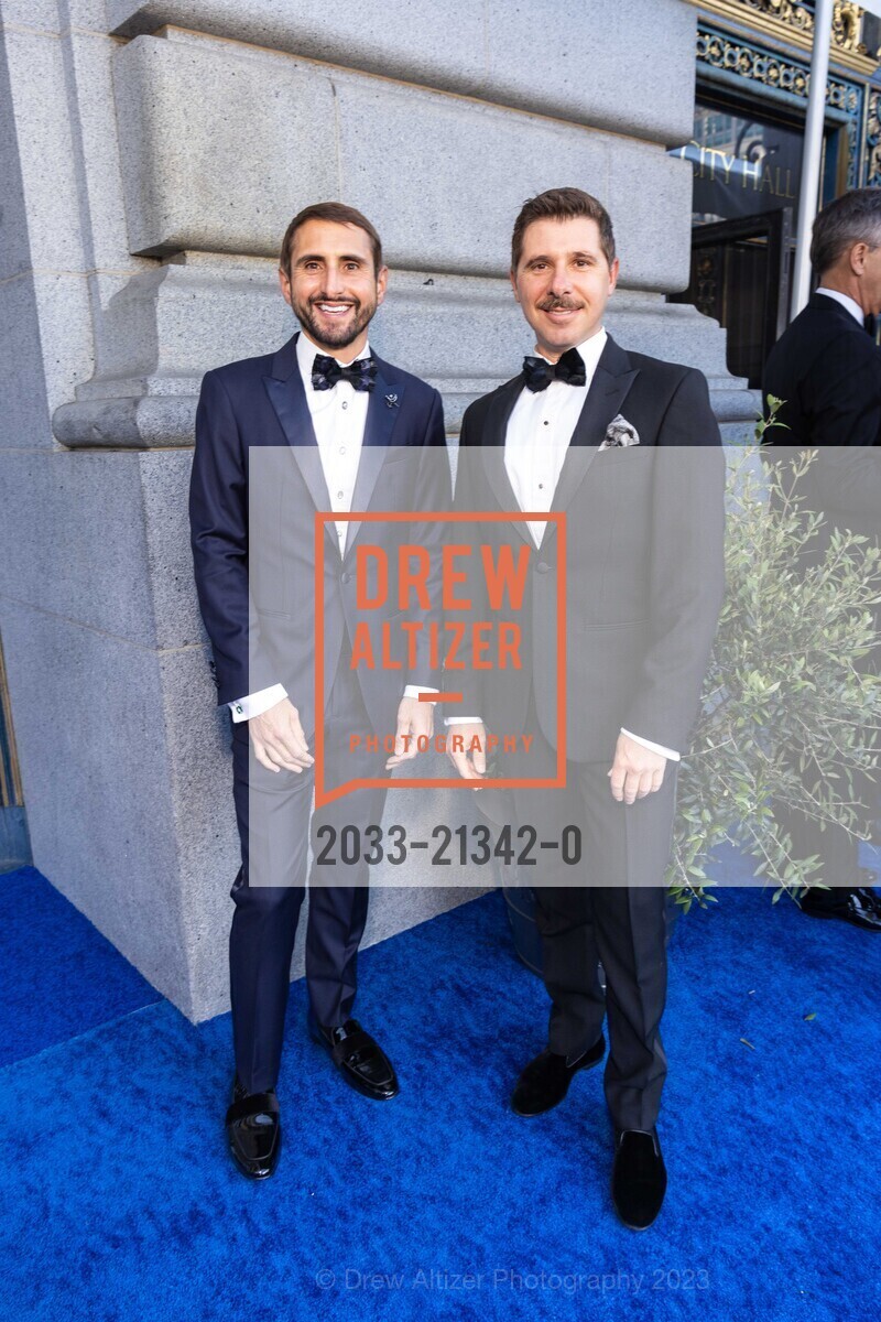 Chris Orsine, Tom Magnan, San Francisco Opera Ball 2023, San Francisco War Memorial & Performing Arts Center @ 401 Van Ness Ave, SF, CA 94102 US. San Francisco War Memorial & Performing Arts Center @ 401 Van Ness Ave, SF, CA 94102 US, September 8th, 2023, Photo #2033-21342-0 Chris Orsine, Tom Magnan, Photo #2033-21342-0