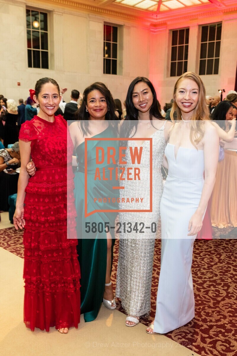 Lauren Park, Tali Kirkwood, Amy Tam, Claire Callahan, San Francisco Opera Ball 2023, San Francisco War Memorial & Performing Arts Center @ 401 Van Ness Ave, SF, CA 94102 US. San Francisco War Memorial & Performing Arts Center @ 401 Van Ness Ave, SF, CA 94102 US, September 8th, 2023, Photo #5805-21342-0 Lauren Park, Tali Kirkwood, Amy Tam, Claire Callahan, Photo #5805-21342-0