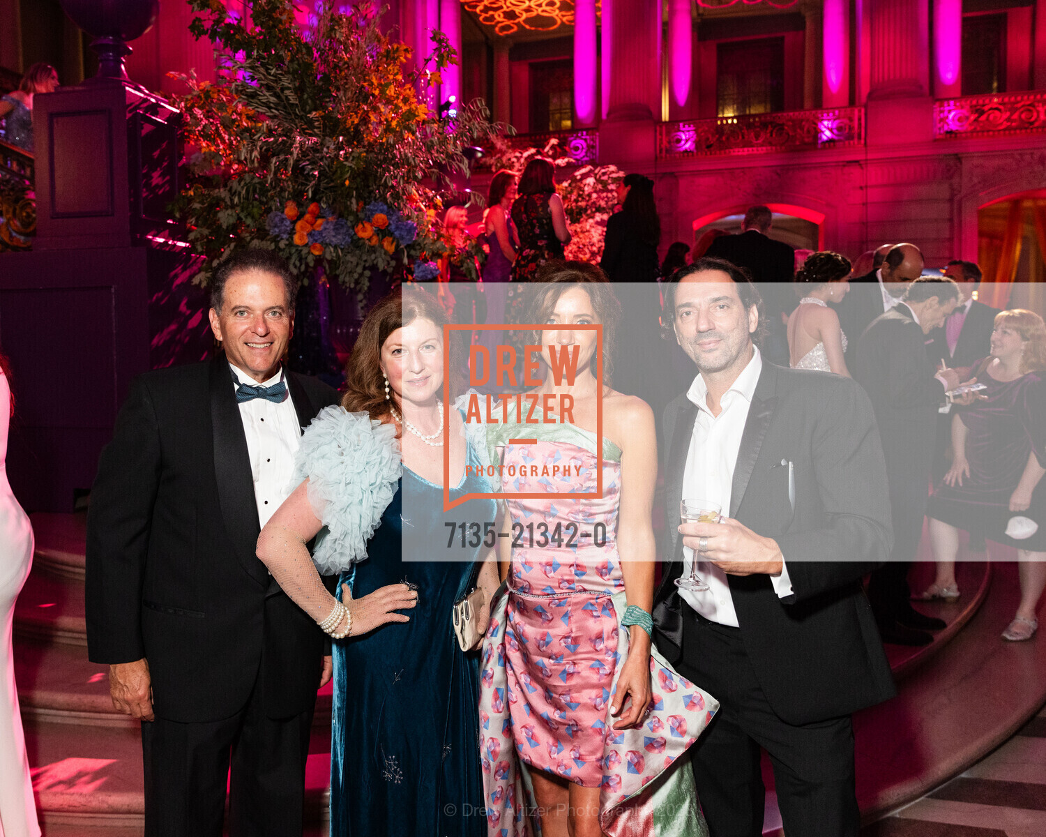 David Rubinstein, Anna Logvinova, Elena Zorn, Ziv Marom, San Francisco Opera Ball 2023, San Francisco War Memorial & Performing Arts Center @ 401 Van Ness Ave, SF, CA 94102 US. San Francisco War Memorial & Performing Arts Center @ 401 Van Ness Ave, SF, CA 94102 US, September 8th, 2023, Photo #7135-21342-0 David Rubinstein, Anna Logvinova, Elena Zorn, Ziv Marom, Photo #7135-21342-0