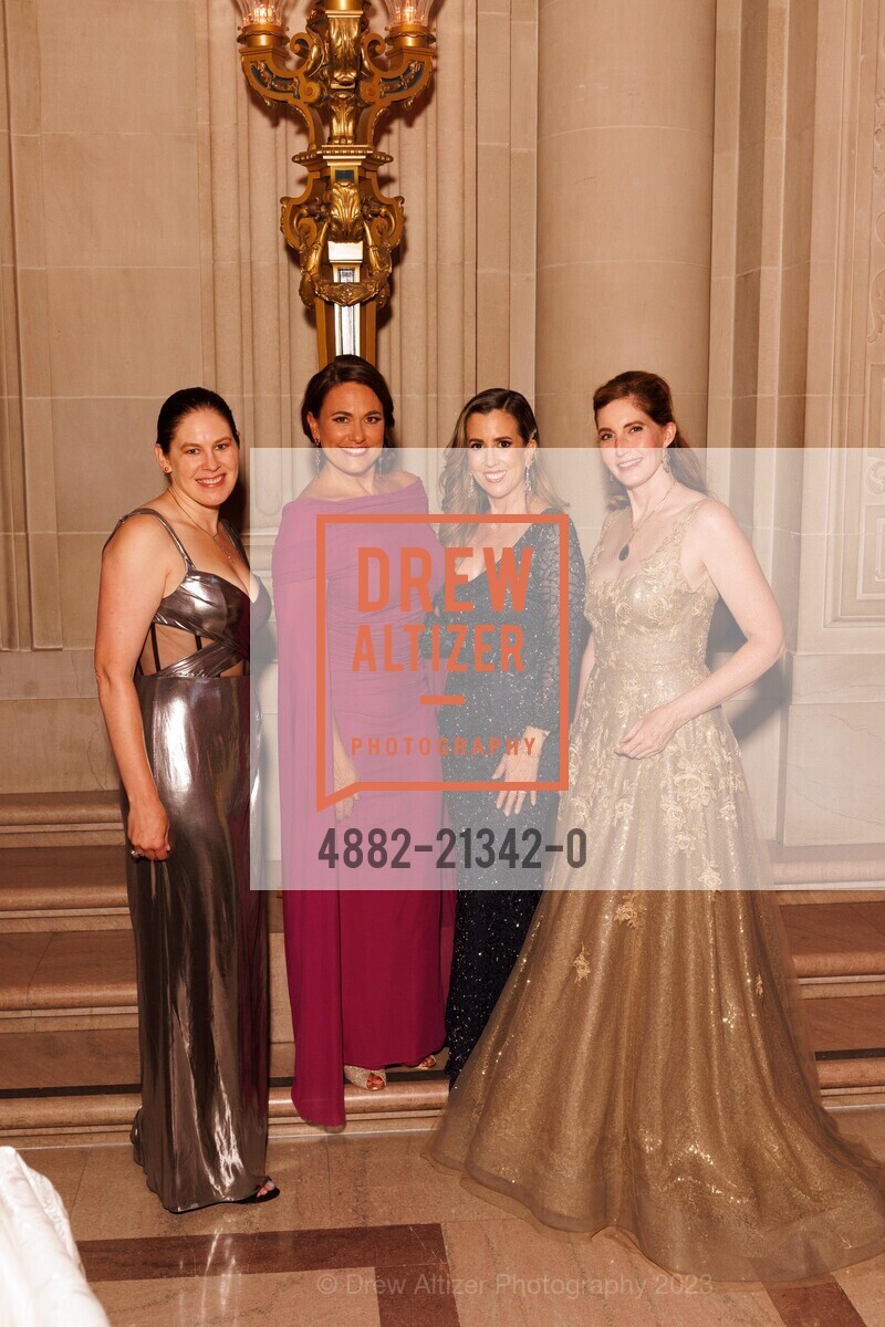 Courtney Risman-Jones, Claudia Volpi, Ursula Castaneda, Alissa Black, San Francisco Opera Ball 2023, San Francisco War Memorial & Performing Arts Center @ 401 Van Ness Ave, SF, CA 94102 US. San Francisco War Memorial & Performing Arts Center @ 401 Van Ness Ave, SF, CA 94102 US, September 8th, 2023, Photo #4882-21342-0 Courtney Risman-Jones, Claudia Volpi, Ursula Castaneda, Alissa Black, Photo #4882-21342-0