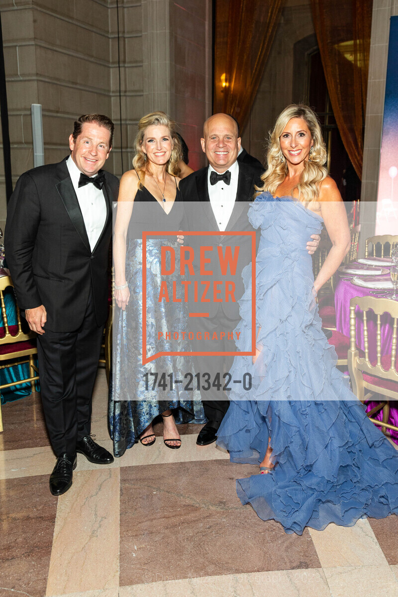 John Flanagan, Pamela Flanagan, Andy Zimmerman, Ginny Ziegler, San Francisco Opera Ball 2023, San Francisco War Memorial & Performing Arts Center @ 401 Van Ness Ave, SF, CA 94102 US. San Francisco War Memorial & Performing Arts Center @ 401 Van Ness Ave, SF, CA 94102 US, September 8th, 2023, Photo #1741-21342-0 John Flanagan, Pamela Flanagan, Andy Zimmerman, Ginny Ziegler, Photo #1741-21342-0