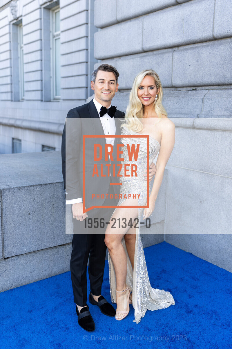 Blake McCall, Brittany Bruhl, San Francisco Opera Ball 2023, San Francisco War Memorial & Performing Arts Center @ 401 Van Ness Ave, SF, CA 94102 US. San Francisco War Memorial & Performing Arts Center @ 401 Van Ness Ave, SF, CA 94102 US, September 8th, 2023, Photo #1956-21342-0 Blake McCall, Brittany Bruhl, Photo #1956-21342-0