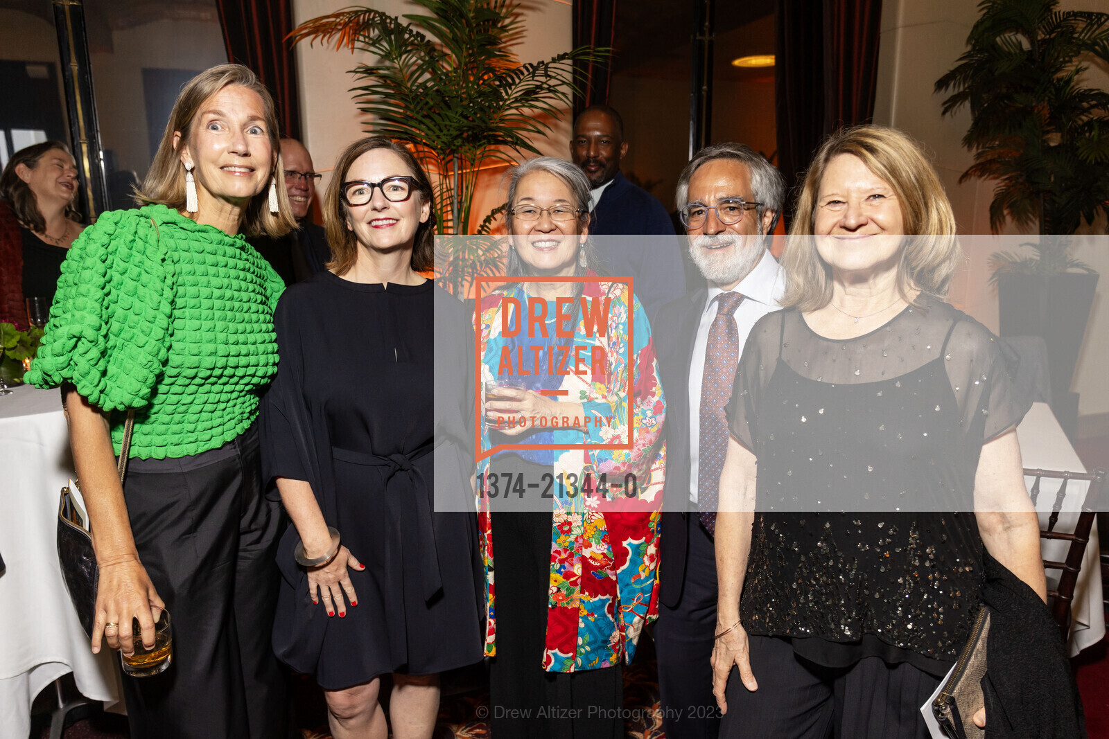 Katherine Petrin, Jennifer Devlin, Karen Kai, David Skaggs, Nancy Shanahan, "Splendid Survivors" San Francisco Heritage's Love Letter to San Francisco, The City Club of San Francisco @ 155 Sansome St, SF, CA 94104 US. The City Club of San Francisco @ 155 Sansome St, SF, CA 94104 US, September 9th, 2023, Photo #1374-21344-0 Katherine Petrin, Jennifer Devlin, Karen Kai, David Skaggs, Nancy Shanahan, Photo #1374-21344-0