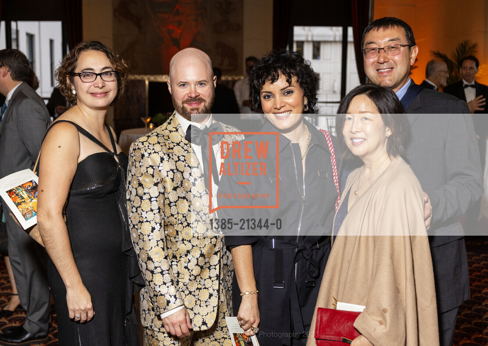Francesca Oliveira, Jackson Bowman, Maryam Rostami, Glynis Nakahara, Van Okamura, "Splendid Survivors" San Francisco Heritage's Love Letter to San Francisco, The City Club of San Francisco @ 155 Sansome St, SF, CA 94104 US. The City Club of San Francisco @ 155 Sansome St, SF, CA 94104 US, September 9th, 2023, Photo #1385-21344-0 Francesca Oliveira, Jackson Bowman, Maryam Rostami, Glynis Nakahara, Van Okamura, Photo #1385-21344-0