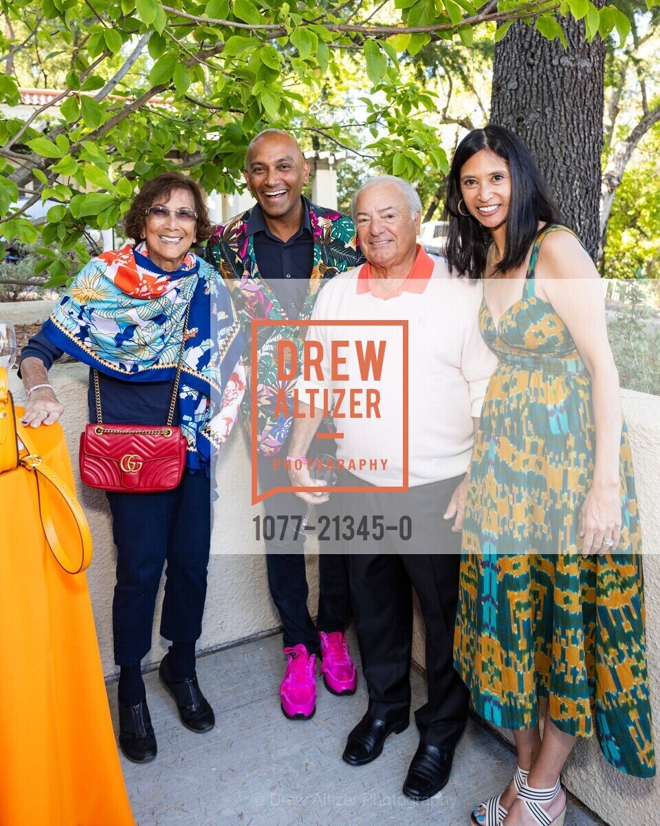 Judy Boohar, Anup Jacob, Roger Schwab, Angelina Dropmann, Montalvo Arts Center Food & Wine Classic 2023, Montalvo Arts Center @ 15400 Montalvo Rd, Saratoga, CA 95071 US. Montalvo Arts Center @ 15400 Montalvo Rd, Saratoga, CA 95071 US, Photo #1077-21345-0 Judy Boohar, Anup Jacob, Roger Schwab, Angelina Dropmann, Photo #1077-21345-0