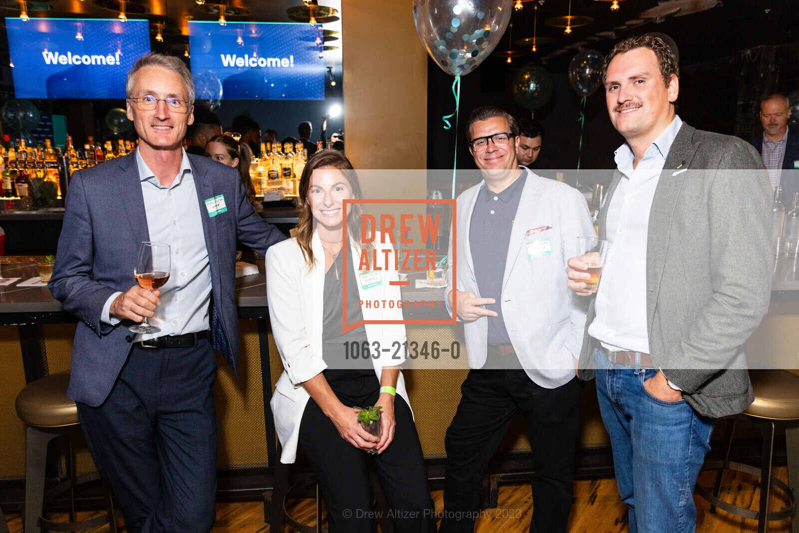 Ryan O'Sullivan, Julie Taylor, Paul Catchpole, Simon Steer-Jones, Introhive Dreamforce Launch Party 2023, Persona @ 685 Sutter St, SF, CA 94102 US. Persona @ 685 Sutter St, SF, CA 94102 US, September 11th, 2023, Photo #1063-21346-0 Ryan O'Sullivan, Julie Taylor, Paul Catchpole, Simon Steer-Jones, Photo #1063-21346-0