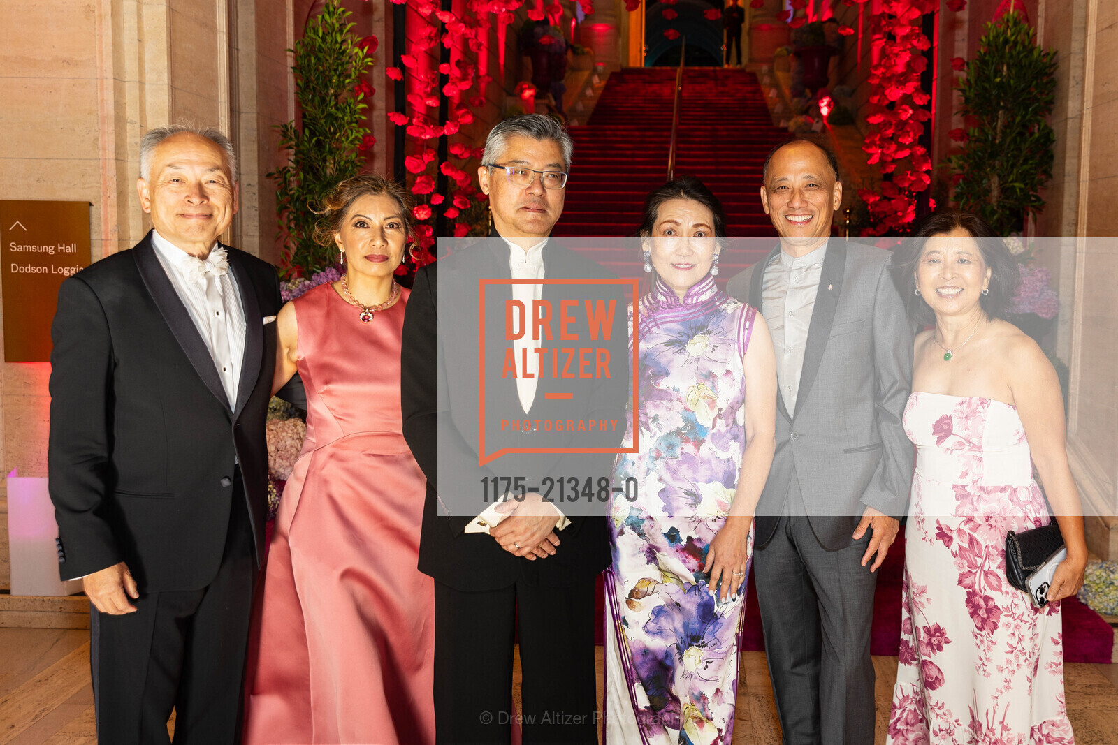 William Tai, Michelle Tai, Jay Xu, Adele Chen, Pehong Chen, Ming Yeh, Asian Art Museum's 2023 Gala Celebrating Takashi Murakami and "Unfamiliar People", Asian Art Museum @ 200 Larkin St, SF, CA 94102 US. Asian Art Museum @ 200 Larkin St, SF, CA 94102 US, September 13th, 2023, Photo #1175-21348-0 William Tai, Michelle Tai, Jay Xu, Adele Chen, Pehong Chen, Ming Yeh, Photo #1175-21348-0