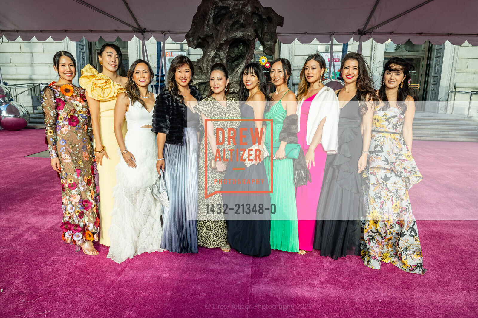 Julia Kuo, Iris Lee, Bonnie Feldman, Shieny Chung, Jacqueline Chan, Susan Huh, Kristina Lo, Natalie Kao, Catherine Dao, Asian Art Museum's 2023 Gala Celebrating Takashi Murakami and "Unfamiliar People", Asian Art Museum @ 200 Larkin St, SF, CA 94102 US. Asian Art Museum @ 200 Larkin St, SF, CA 94102 US, September 13th, 2023, Photo #1432-21348-0 Julia Kuo, Iris Lee, Bonnie Feldman, Shieny Chung, Jacqueline Chan, Susan Huh, Kristina Lo, Natalie Kao, Catherine Dao, Photo #1432-21348-0