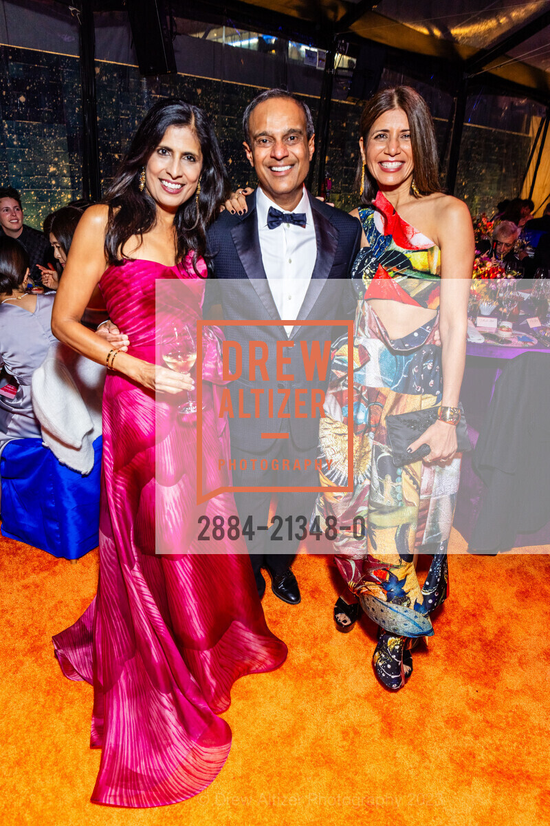 Shashi Deb, Gaurav Garg, Anjali Pichai, Asian Art Museum's 2023 Gala Celebrating Takashi Murakami and "Unfamiliar People", Asian Art Museum @ 200 Larkin St, SF, CA 94102 US. Asian Art Museum @ 200 Larkin St, SF, CA 94102 US, September 13th, 2023, Photo #2884-21348-0 Shashi Deb, Gaurav Garg, Anjali Pichai, Photo #2884-21348-0