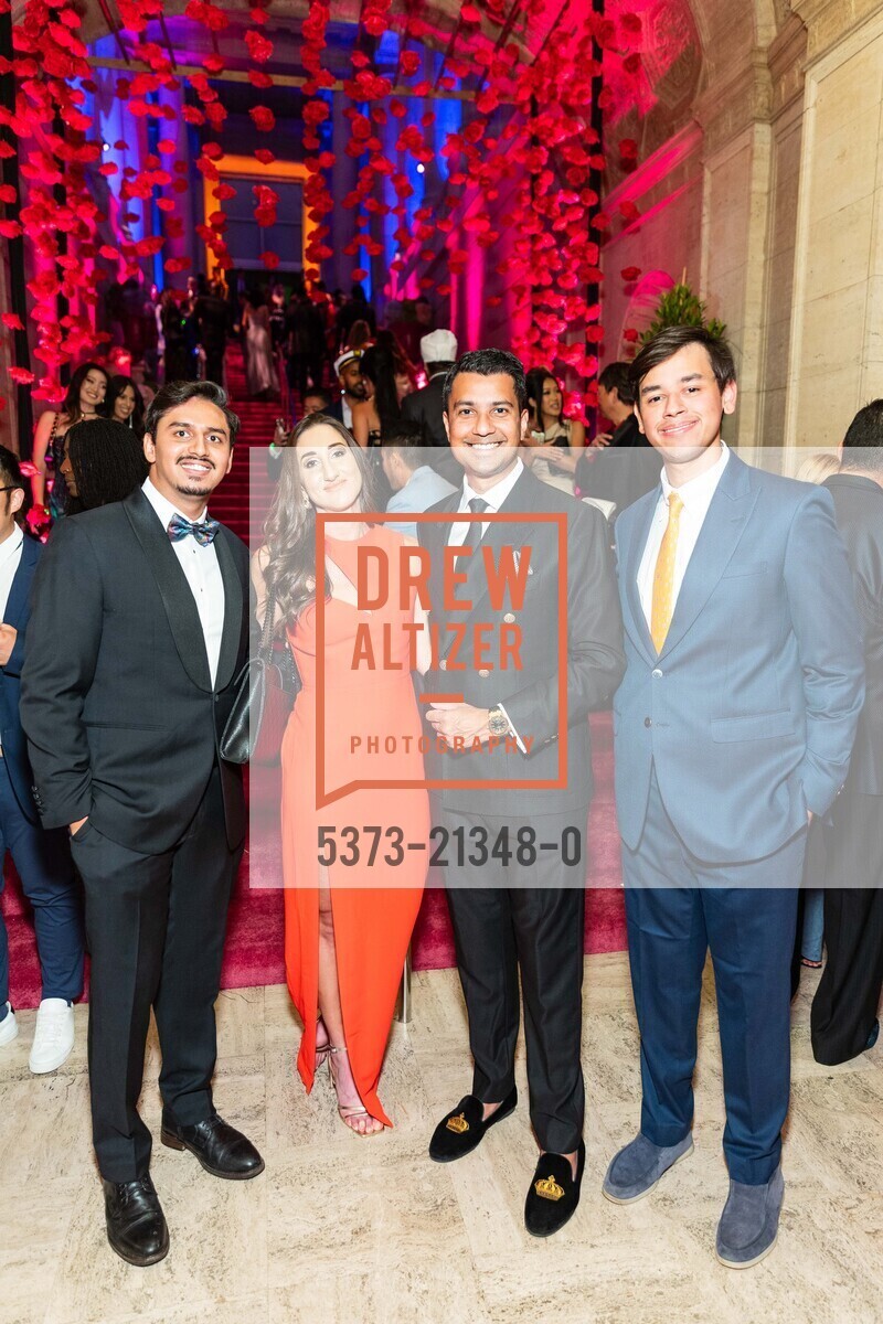 Manas Gosavi, Keri Keinath, Gaurav Bhogale, Param Adani, Asian Art Museum's 2023 Gala Celebrating Takashi Murakami and "Unfamiliar People", Asian Art Museum @ 200 Larkin St, SF, CA 94102 US. Asian Art Museum @ 200 Larkin St, SF, CA 94102 US, September 13th, 2023, Photo #5373-21348-0 Manas Gosavi, Keri Keinath, Gaurav Bhogale, Param Adani, Photo #5373-21348-0