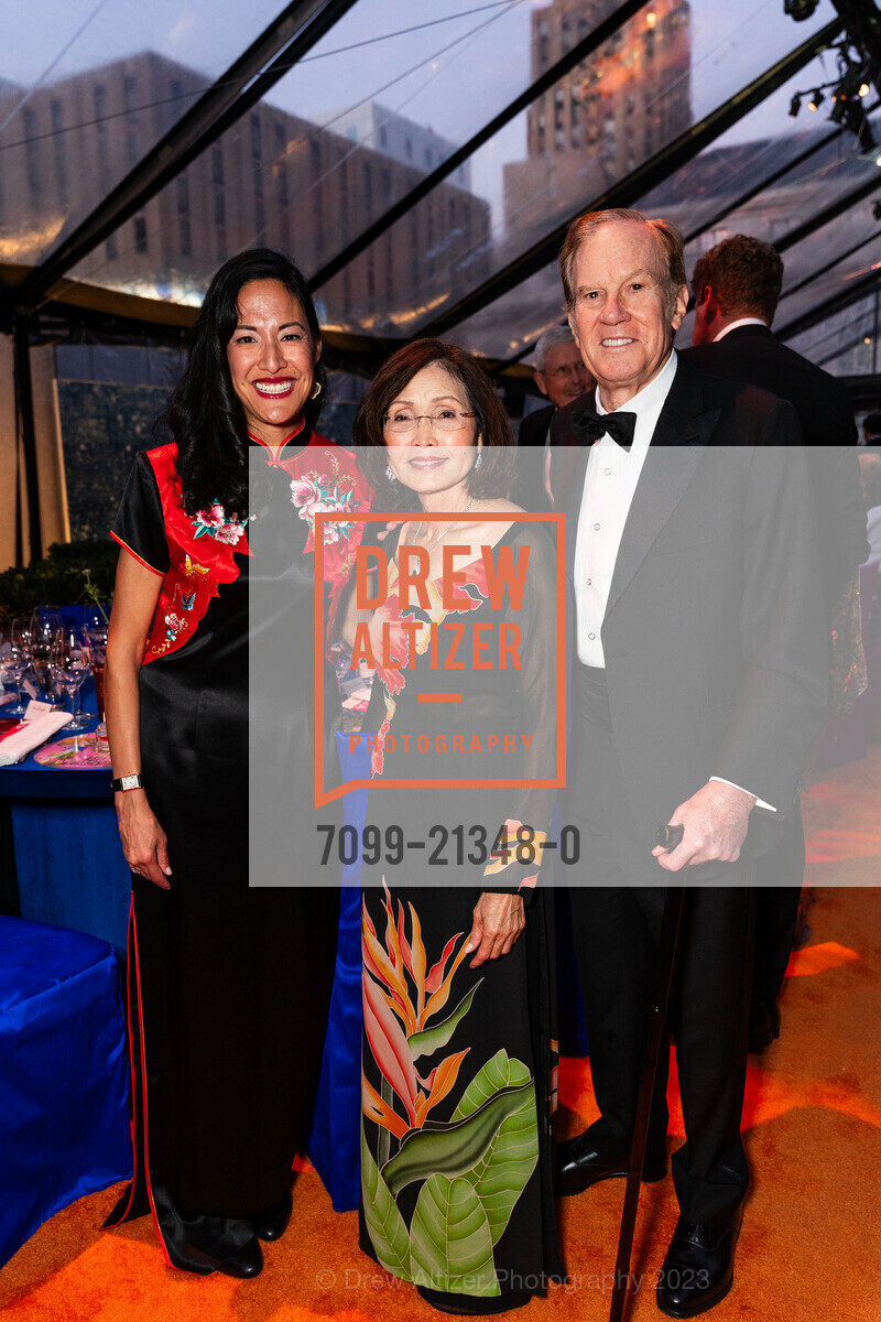 Annabel Chang, Thao Dodson, Jerome Dodson, Asian Art Museum's 2023 Gala Celebrating Takashi Murakami and "Unfamiliar People", Asian Art Museum @ 200 Larkin St, SF, CA 94102 US. Asian Art Museum @ 200 Larkin St, SF, CA 94102 US, September 13th, 2023, Photo #7099-21348-0 Annabel Chang, Thao Dodson, Jerome Dodson, Photo #7099-21348-0