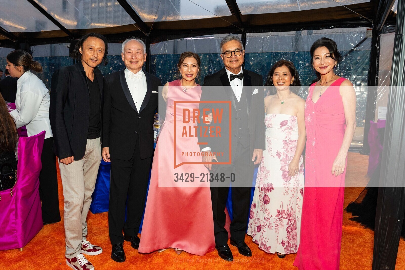 Zheng Chongbin, William Tai, Michelle Tai, Jay Puri, Hope Chen, Ming Yeh, Asian Art Museum's 2023 Gala Celebrating Takashi Murakami and "Unfamiliar People", Asian Art Museum @ 200 Larkin St, SF, CA 94102 US. Asian Art Museum @ 200 Larkin St, SF, CA 94102 US, September 13th, 2023, Photo #3429-21348-0 Zheng Chongbin, William Tai, Michelle Tai, Jay Puri, Hope Chen, Ming Yeh, Photo #3429-21348-0