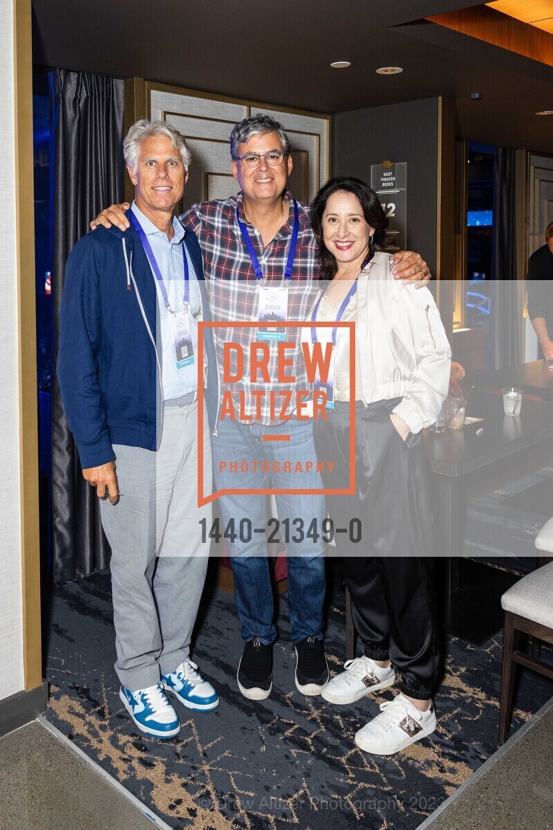 Tony Smorgon, Abe Friedman, Jen Friedman, Dreamfest 2023 Concert for UCSF Benioff Children's Hospitals featuring Foo Fighters, Chase Center @ 1 Warriors Way, SF, CA 94158 US. Chase Center @ 1 Warriors Way, SF, CA 94158 US, September 13th, 2023, Photo #1440-21349-0 Tony Smorgon, Abe Friedman, Jen Friedman, Photo #1440-21349-0
