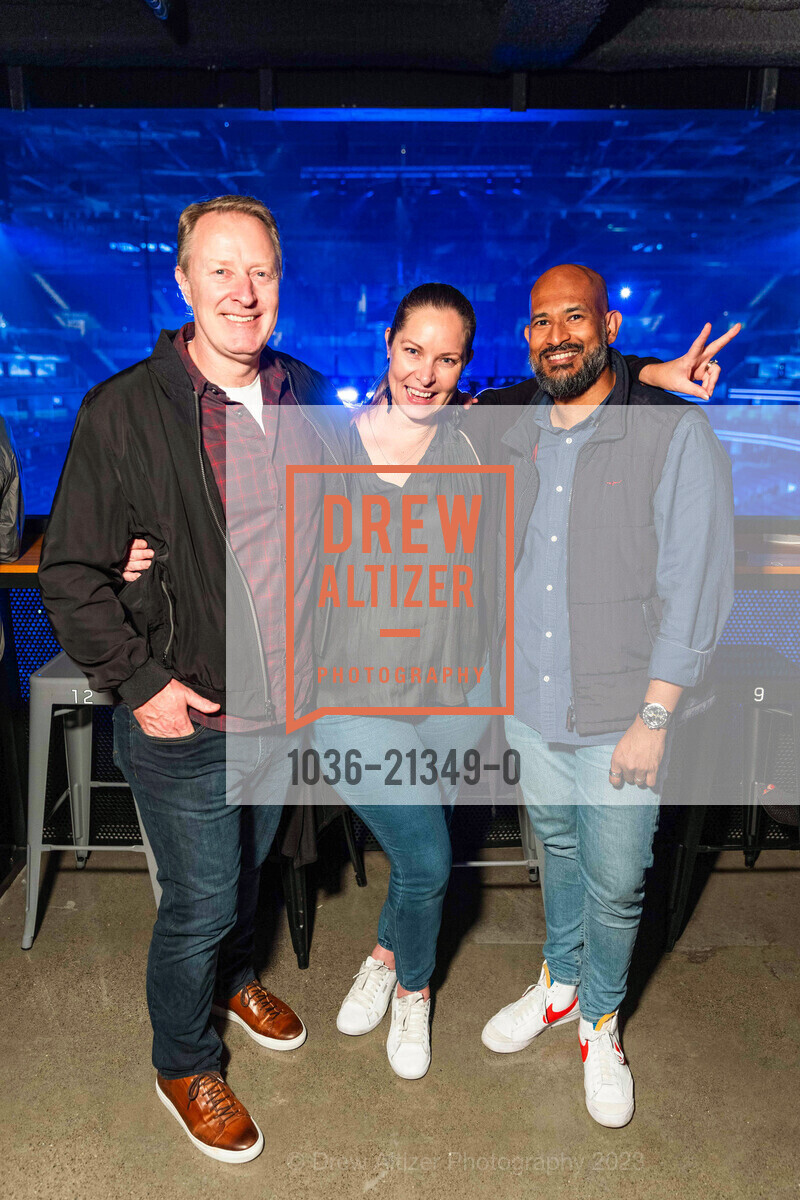 Hamish Miles, Melissa Robertshaw, Gaj Premnath, Dreamfest 2023 Concert for UCSF Benioff Children's Hospitals featuring Foo Fighters, Chase Center @ 1 Warriors Way, SF, CA 94158 US. Chase Center @ 1 Warriors Way, SF, CA 94158 US, September 13th, 2023, Photo #1036-21349-0 Hamish Miles, Melissa Robertshaw, Gaj Premnath, Photo #1036-21349-0