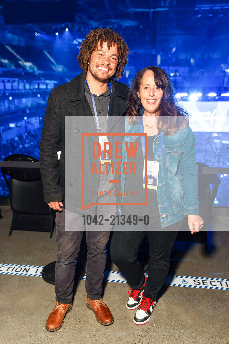 Lawrence Rickford, Gillian Grisman, Dreamfest 2023 Concert for UCSF Benioff Children's Hospitals featuring Foo Fighters, Chase Center @ 1 Warriors Way, SF, CA 94158 US. Chase Center @ 1 Warriors Way, SF, CA 94158 US, September 13th, 2023, Photo #1042-21349-0 Lawrence Rickford, Gillian Grisman, Photo #1042-21349-0