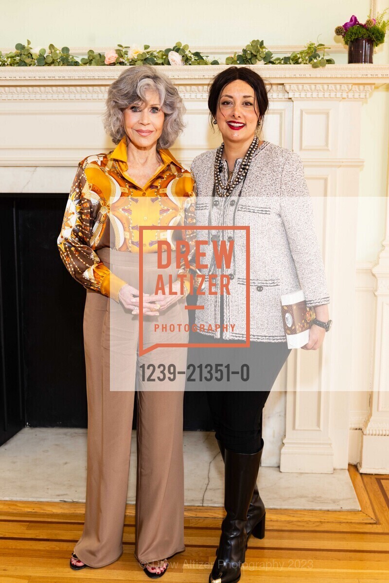 Jane Fonda, Raya Elias-Petros, Mills-Peninsula Hospital Foundation’s 20th Annual Women’s Luncheon & Lecture, Kohl Mansion @ 2750 Adeline Dr, Burlingame, CA 94010 US. Kohl Mansion @ 2750 Adeline Dr, Burlingame, CA 94010 US, September 14th, 2023, Photo #1239-21351-0 Jane Fonda, Raya Elias-Petros, Photo #1239-21351-0