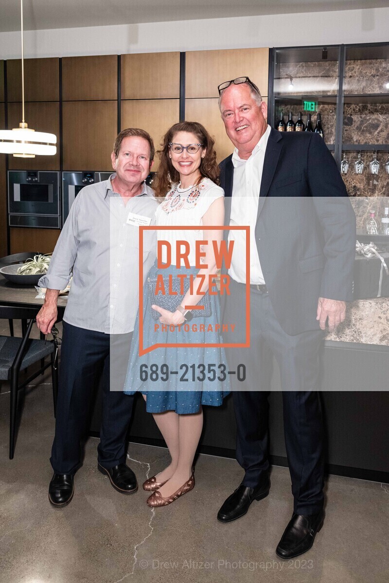 David Howerton, Kaylee Whitworth, Doug Flaming, SCIC Italia San Francisco Flagship Showroom Opening, 68 Division St @ US. 68 Division St @ US, September 14th, 2023, Photo #689-21353-0 David Howerton, Kaylee Whitworth, Doug Flaming, Photo #689-21353-0