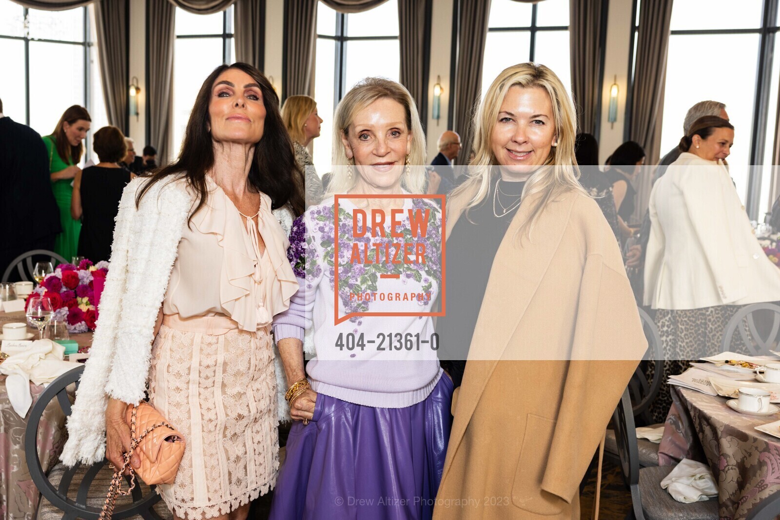Lisa Zabelle, Barbara Brown, Michelle Harris, San Francisco Opera's Annual Meeting and Luncheon 2023, The Westin St. Francis San Francisco on Union Square @ 335 Powell St, SF, CA 94102 US. The Westin St. Francis San Francisco on Union Square @ 335 Powell St, SF, CA 94102 US, September 19th, 2023, Photo #404-21361-0 Lisa Zabelle, Barbara Brown, Michelle Harris, Photo #404-21361-0
