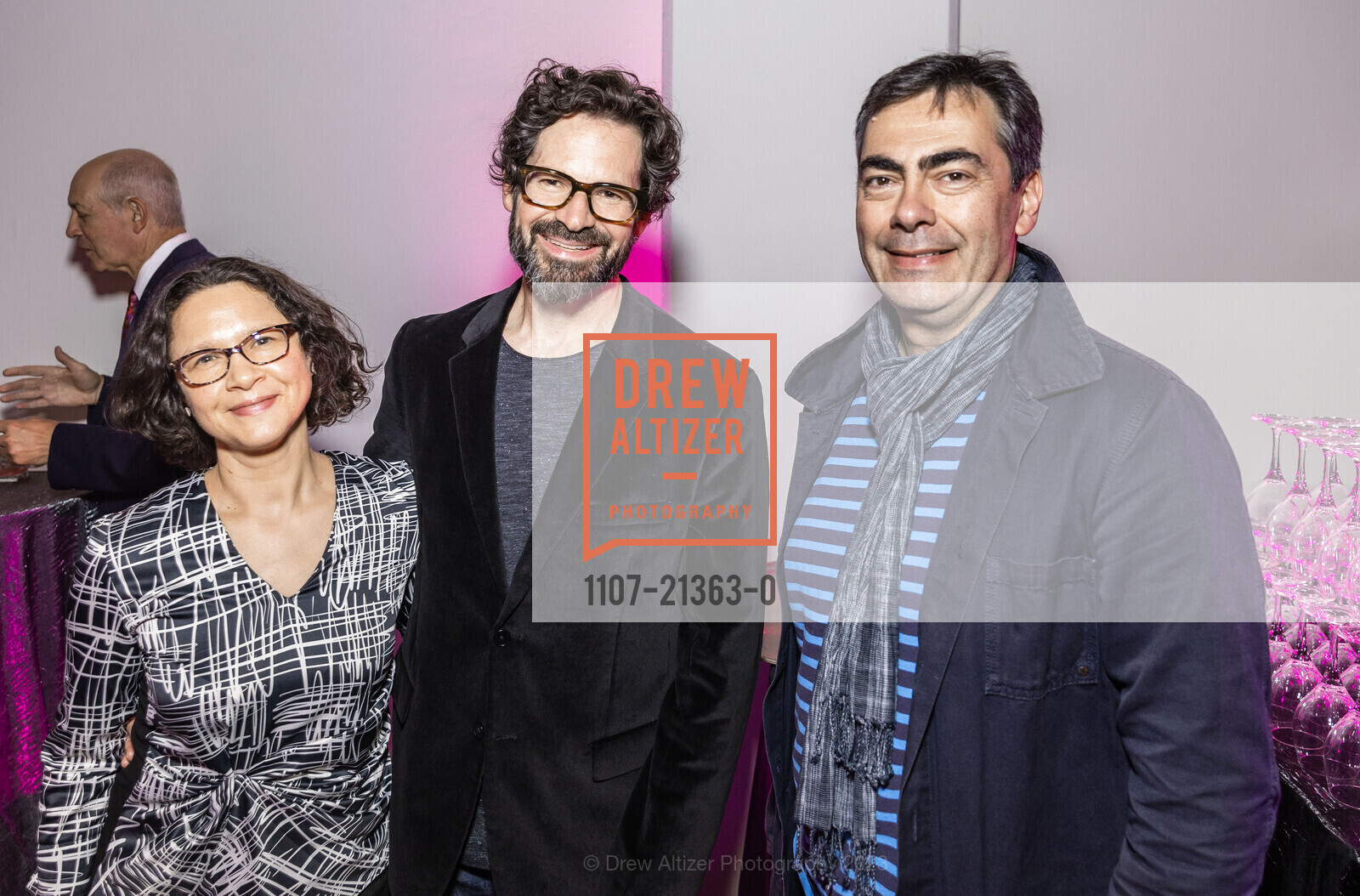 Laurel Katz, John Kiechel, Blaise Bertrand, Museum of Craft and Design's 2023 Mirror Ball Benefit and Auction, Museum of Craft and Design @ 2569 3rd St, SAN FRANCISCO, CA 94107 US. Museum of Craft and Design @ 2569 3rd St, SAN FRANCISCO, CA 94107 US, September 21st, 2023, Photo #1107-21363-0 Laurel Katz, John Kiechel, Blaise Bertrand, Photo #1107-21363-0