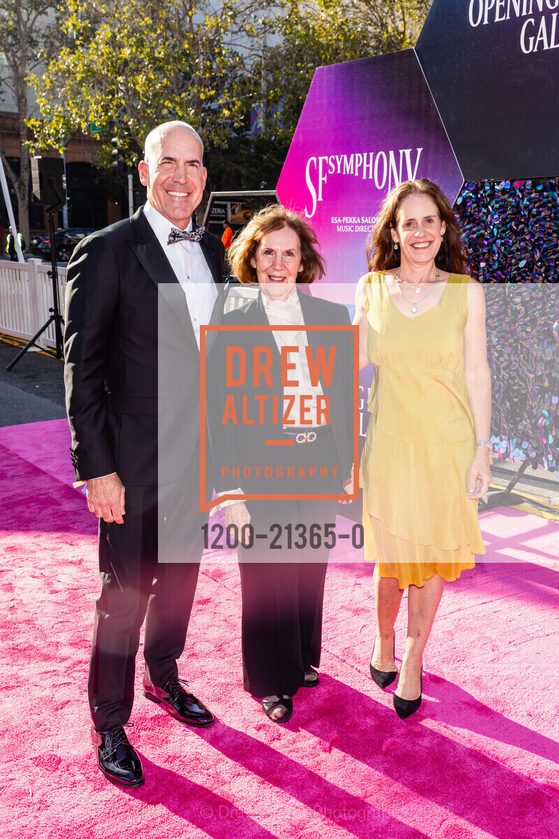 Dustin Eisenhauer, Diane Eisenhauer, Nicole Snethen, San Francisco Symphony Opening Night Gala, Louise M. Davies Symphony Hall. 201 Van Ness Ave, SF, CA 94102 US, September 22nd, 2023, Photo #1200-21365-0 Dustin Eisenhauer, Diane Eisenhauer, Nicole Snethen, Photo #1200-21365-0