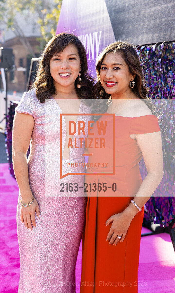 Angie Lin, Nisha Baxi, San Francisco Symphony Opening Night Gala, Louise M. Davies Symphony Hall. 201 Van Ness Ave, SF, CA 94102 US, September 22nd, 2023, Photo #2163-21365-0 Angie Lin, Nisha Baxi, Photo #2163-21365-0