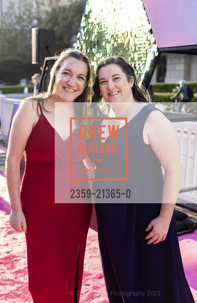 Brianna Negrete, Amanda Suhrke, San Francisco Symphony Opening Night Gala, Louise M. Davies Symphony Hall. 201 Van Ness Ave, SF, CA 94102 US, September 22nd, 2023, Photo #2359-21365-0 Brianna Negrete, Amanda Suhrke, Photo #2359-21365-0
