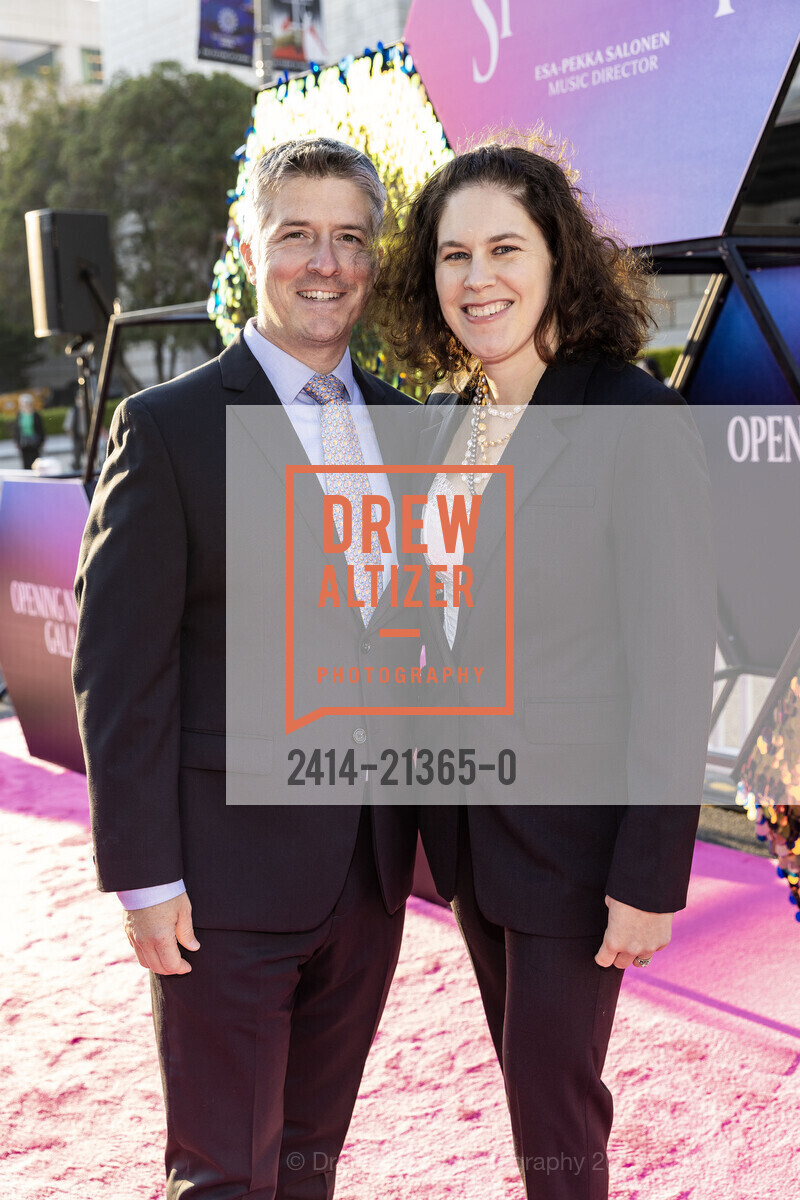 Andy Grounds, Courtney Risman Jones, San Francisco Symphony Opening Night Gala, Louise M. Davies Symphony Hall. 201 Van Ness Ave, SF, CA 94102 US, September 22nd, 2023, Photo #2414-21365-0 Andy Grounds, Courtney Risman Jones, Photo #2414-21365-0