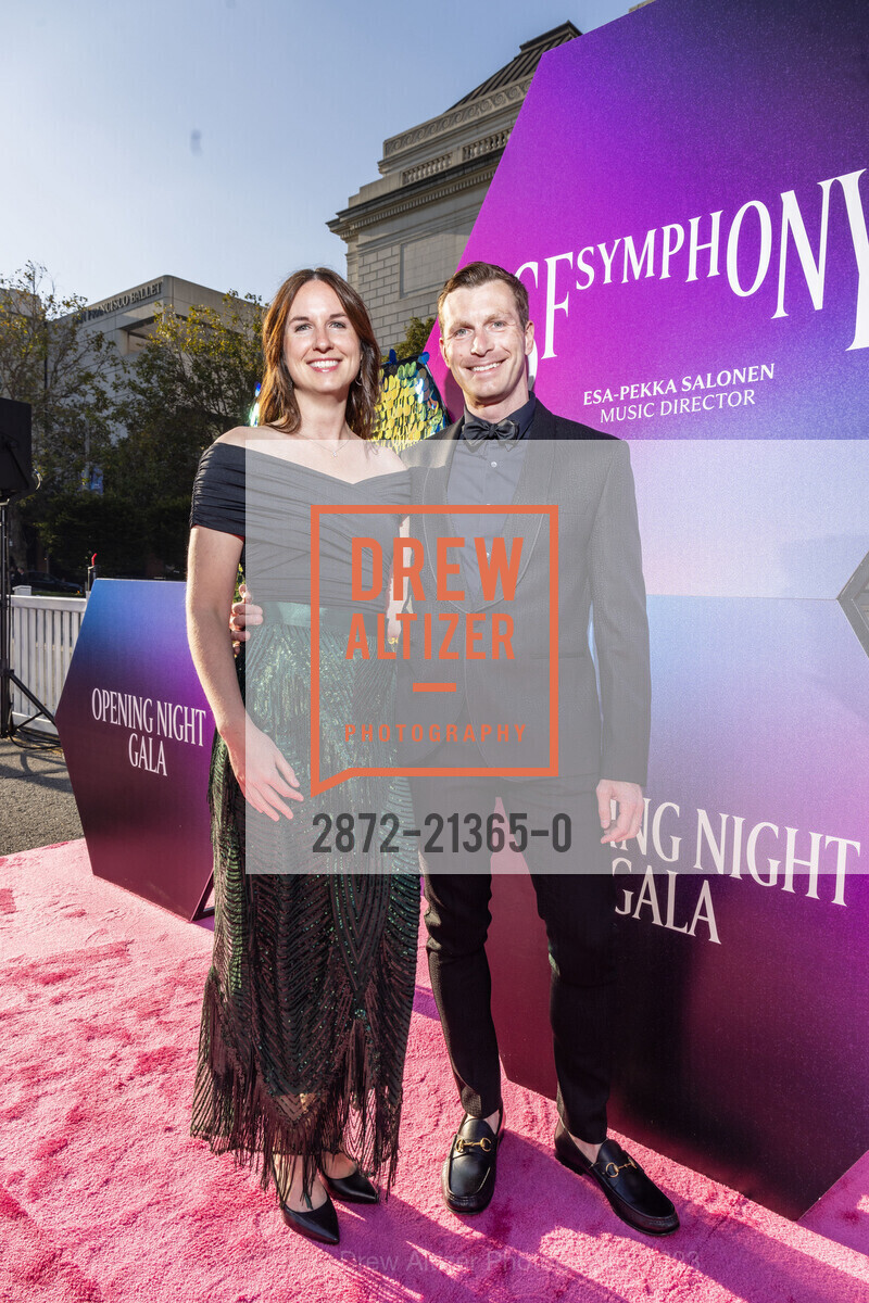 Elizabeth Stauffer, Ryan Stauffer, San Francisco Symphony Opening Night Gala, Louise M. Davies Symphony Hall. 201 Van Ness Ave, SF, CA 94102 US, September 22nd, 2023, Photo #2872-21365-0 Elizabeth Stauffer, Ryan Stauffer, Photo #2872-21365-0