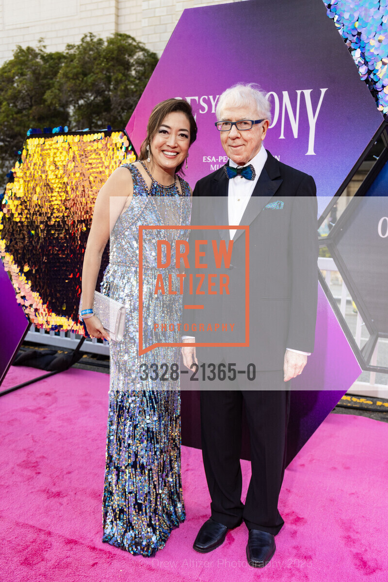 Aey Phanachet, Roger Evans, San Francisco Symphony Opening Night Gala, Louise M. Davies Symphony Hall. 201 Van Ness Ave, SF, CA 94102 US, September 22nd, 2023, Photo #3328-21365-0 Aey Phanachet, Roger Evans, Photo #3328-21365-0