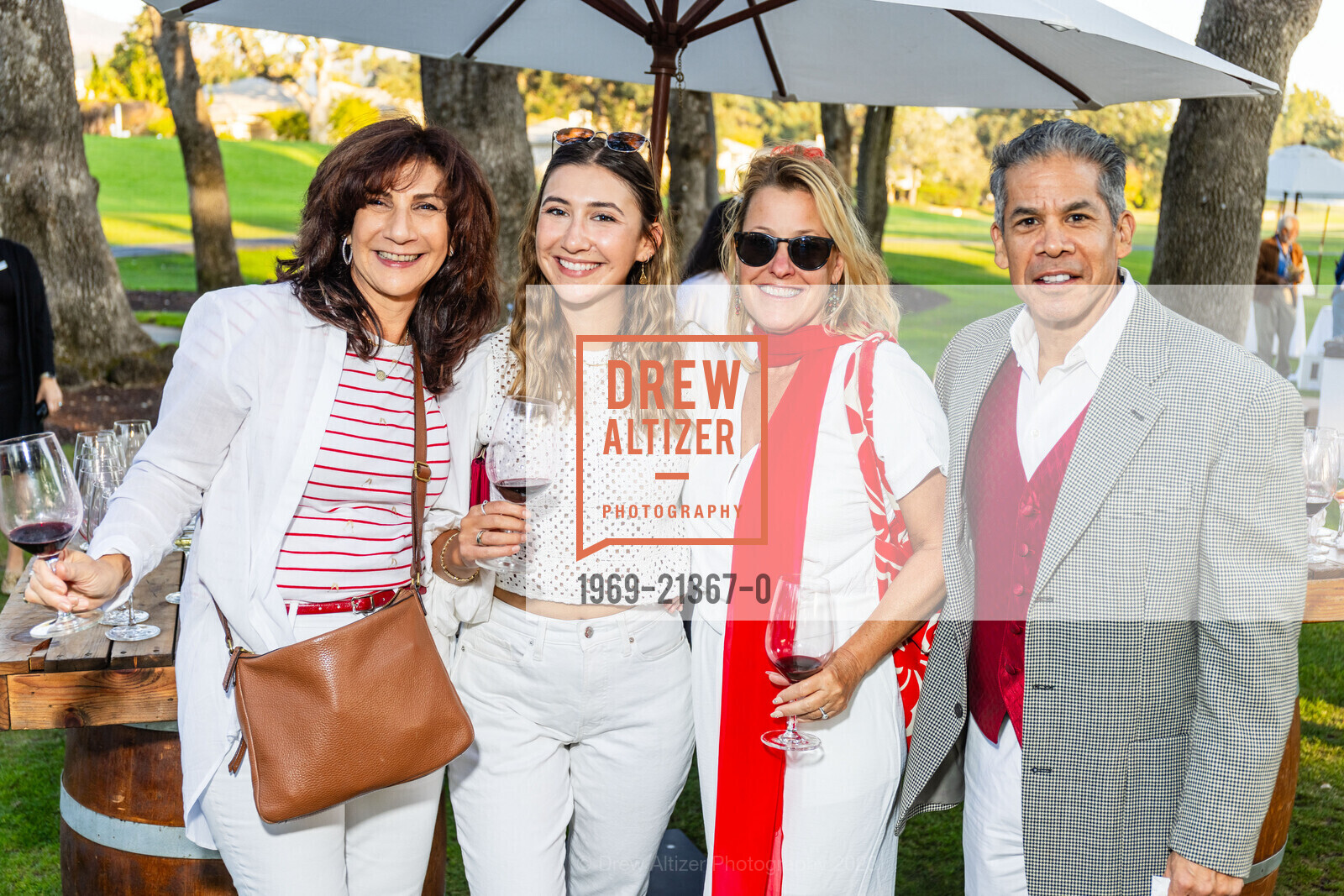 Lisa Disco, Gianna Disco, Kristen Flores, Art Flores, Cabernet for Connoisseurs 2023, Silverado Resort & Spa @ 1600 Atlas Peak Rd, Napa, CA 94558 US. Silverado Resort & Spa @ 1600 Atlas Peak Rd, Napa, CA 94558 US, September 23rd, 2023, Photo #1969-21367-0 Lisa Disco, Gianna Disco, Kristen Flores, Art Flores, Photo #1969-21367-0
