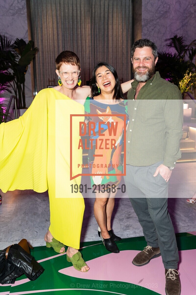 Jamie Williams, Lala Wu, Mike Hankin, Party for The Parks 2023, The Conservatory at One Sansome @ One Sansome St, SF, CA 94104 US. The Conservatory at One Sansome @ One Sansome St, SF, CA 94104 US, September 23rd, 2023, Photo #1991-21368-0 Jamie Williams, Lala Wu, Mike Hankin, Photo #1991-21368-0