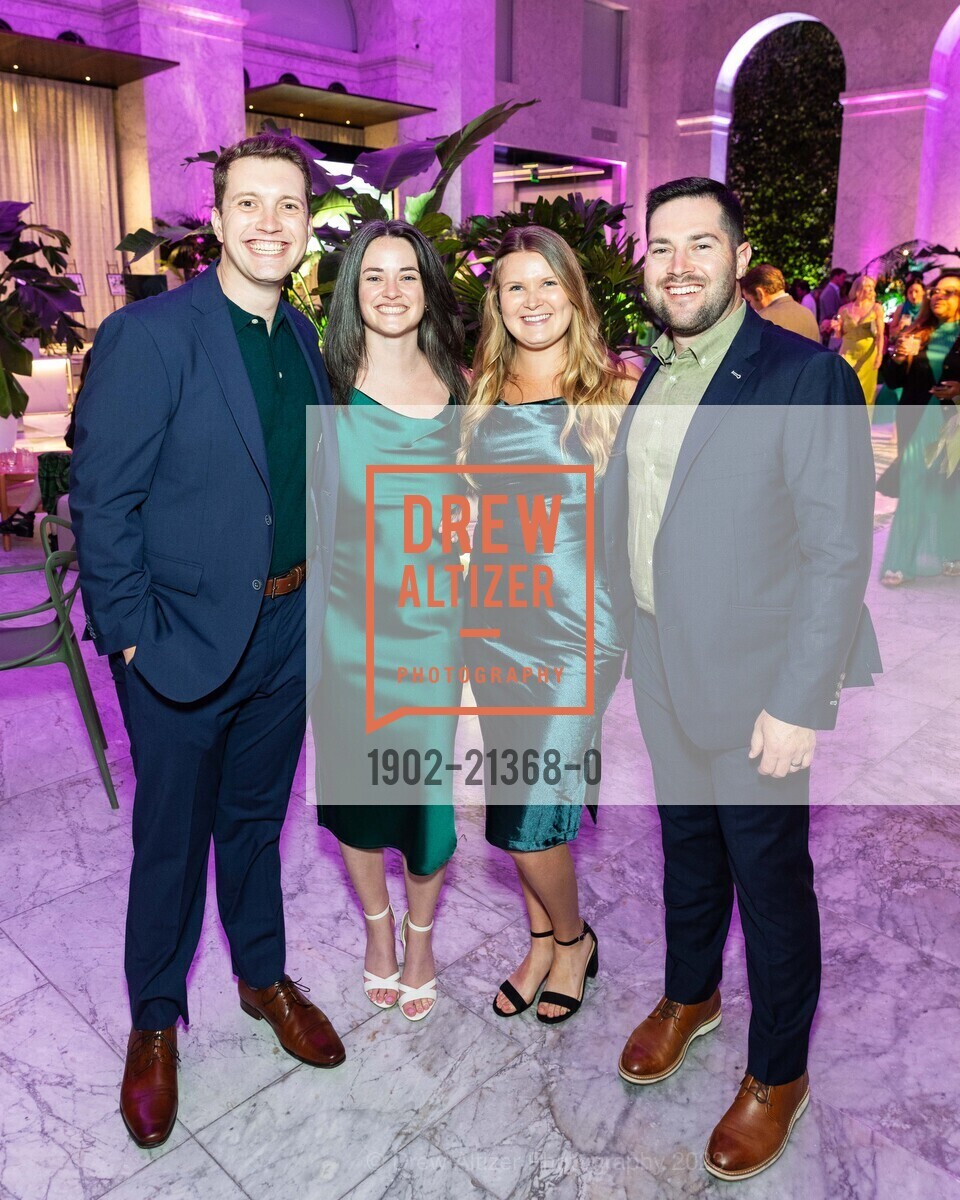 Logan Tarbox, Cassie Tarbox, Emily Samson, Ben Samson, Party for The Parks 2023, The Conservatory at One Sansome @ One Sansome St, SF, CA 94104 US. The Conservatory at One Sansome @ One Sansome St, SF, CA 94104 US, September 23rd, 2023, Photo #1902-21368-0 Logan Tarbox, Cassie Tarbox, Emily Samson, Ben Samson, Photo #1902-21368-0