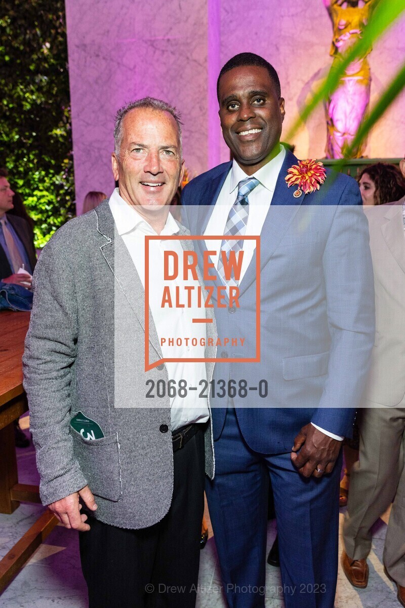 Kevin Cramer, Shon Buford, Party for The Parks 2023, The Conservatory at One Sansome @ One Sansome St, SF, CA 94104 US. The Conservatory at One Sansome @ One Sansome St, SF, CA 94104 US, September 23rd, 2023, Photo #2068-21368-0 Kevin Cramer, Shon Buford, Photo #2068-21368-0