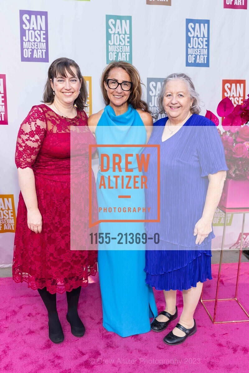 Elizabeth Schweinsberg, Tammy Kiely, Jenny Pereira, San Jose Museum of Art 2023, 110 S Market St, San Jose, CA 95113 US. 110 S Market St, San Jose, CA 95113 US, September 23rd, 2023, Photo #1155-21369-0 Elizabeth Schweinsberg, Tammy Kiely, Jenny Pereira, Photo #1155-21369-0
