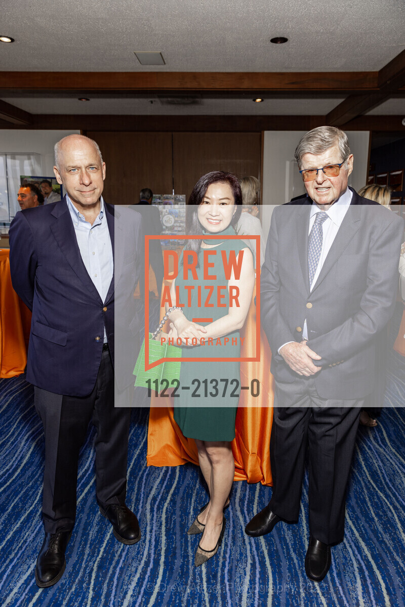 Greg Wendt, Tracy Wang, Richard Barker, BASIC Fund 25th Anniversary Luncheon, St. Francis Yacht Club. 99 Yacht Rd, SF, CA 94123 US, September 26th, 2023, Photo #1122-21372-0 Greg Wendt, Tracy Wang, Richard Barker, Photo #1122-21372-0